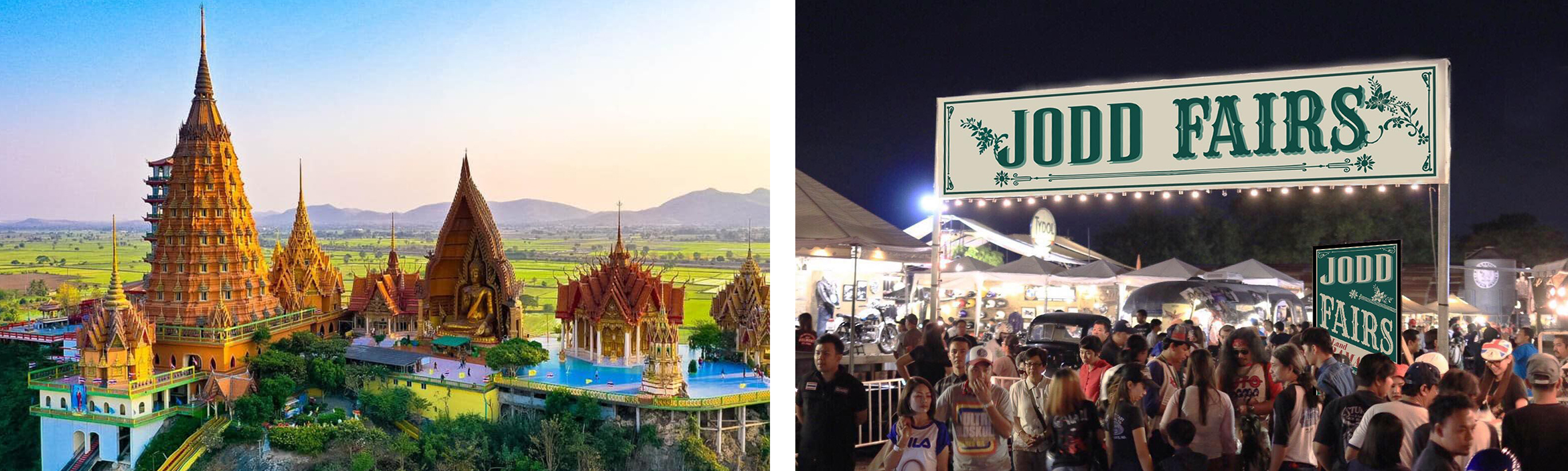 Wat Tham Sua+Jodd Fair Night Market